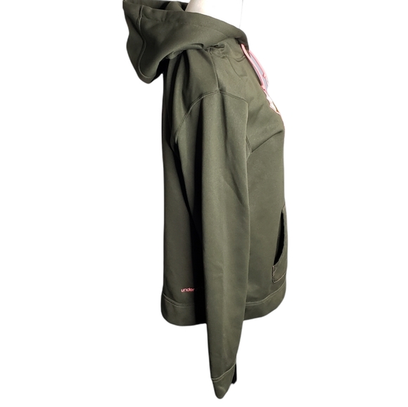 Under Armour Coldgear Hoodie Applique  Logo Storm Gorp Granola Sweatshirt L - Picture 4 of 16